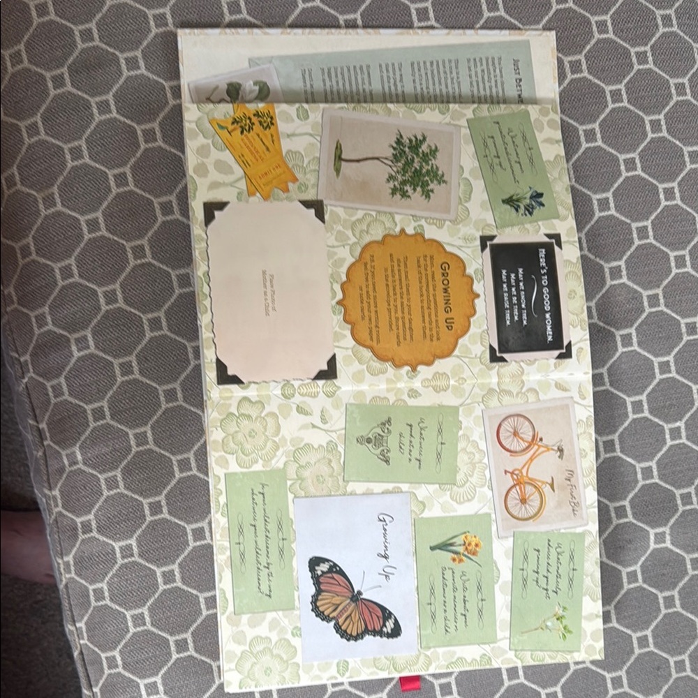 *Host Pick* Uncommon Goods Gold and Cream Letter Book for Mother and Daughter - Picture 8 of 10